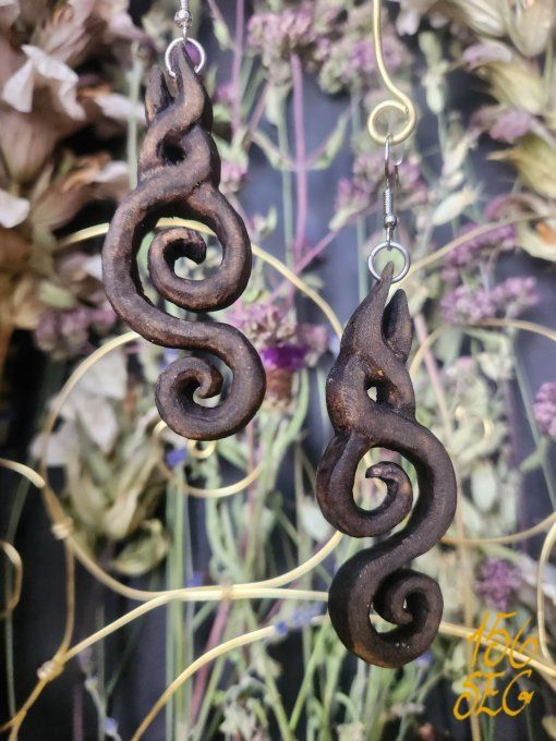 Boucles d'oreilles Spirales