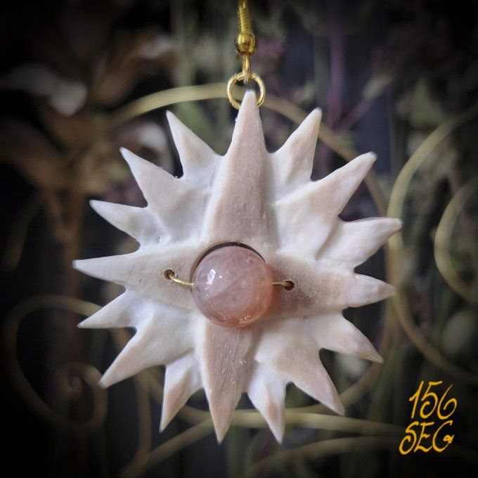 Boucles d'oreilles Soleil d'Os
