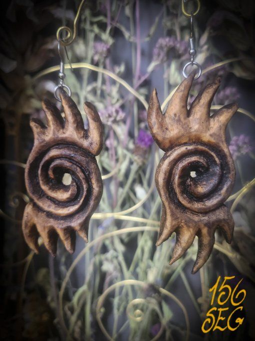 Boucles d'oreilles Swirl
