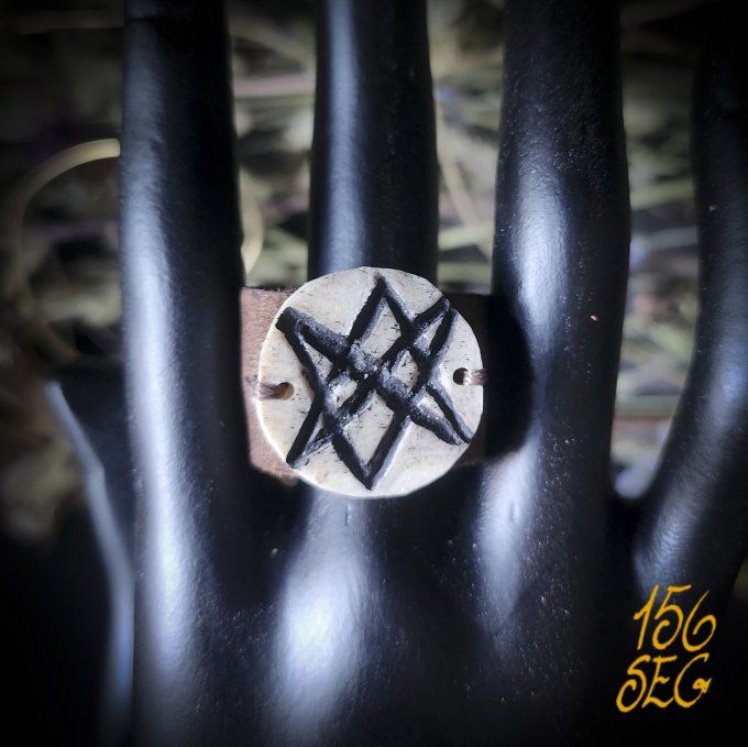 Bague Hexagramme